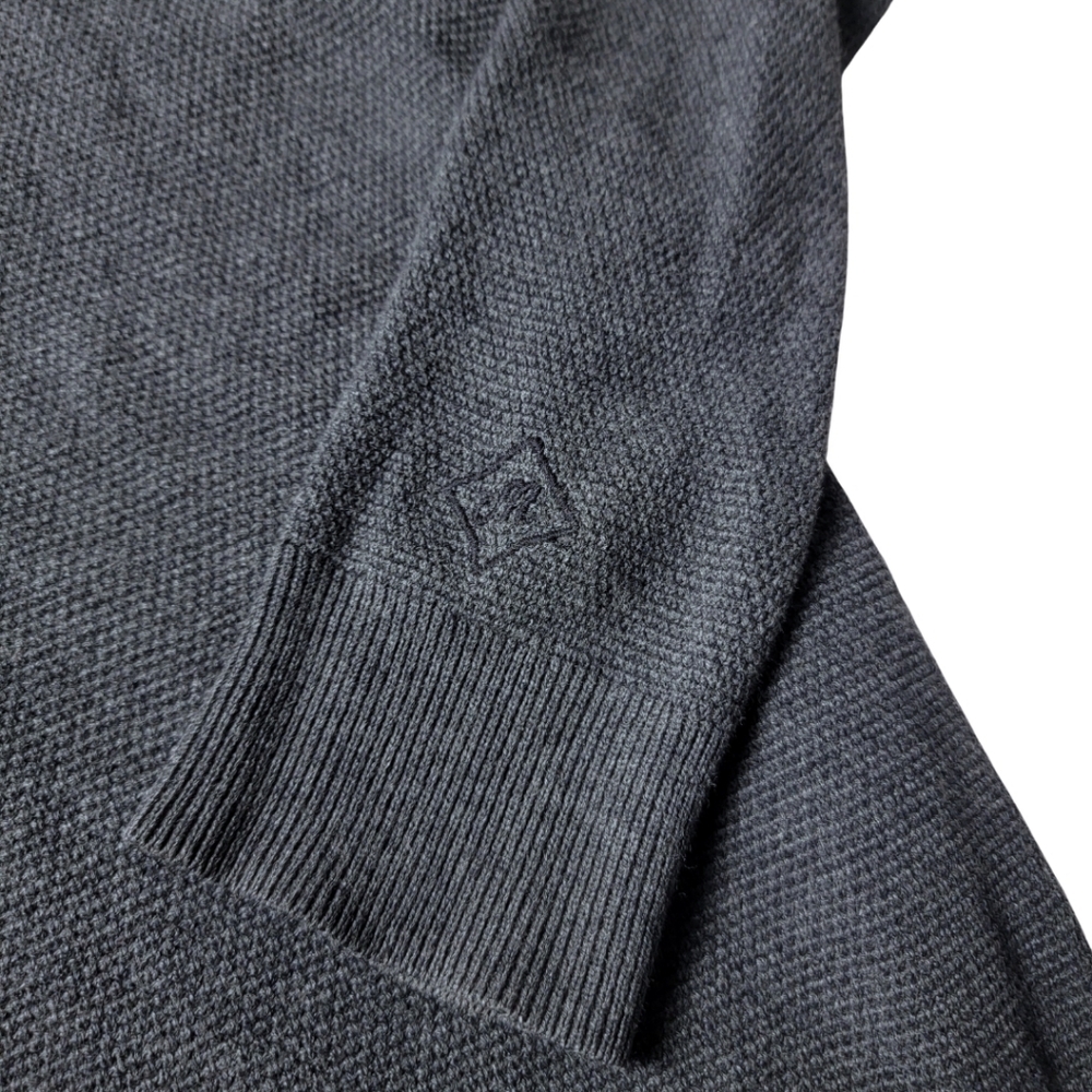 Bonobos Maide Golf Dark Gray 1/4 Zip Pullover Sweater - Picture 5 of 6